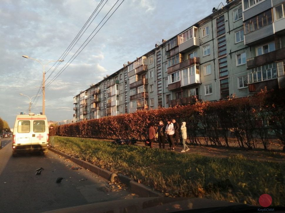 В Северодвинске произошло ДТП с участием мотоциклиста